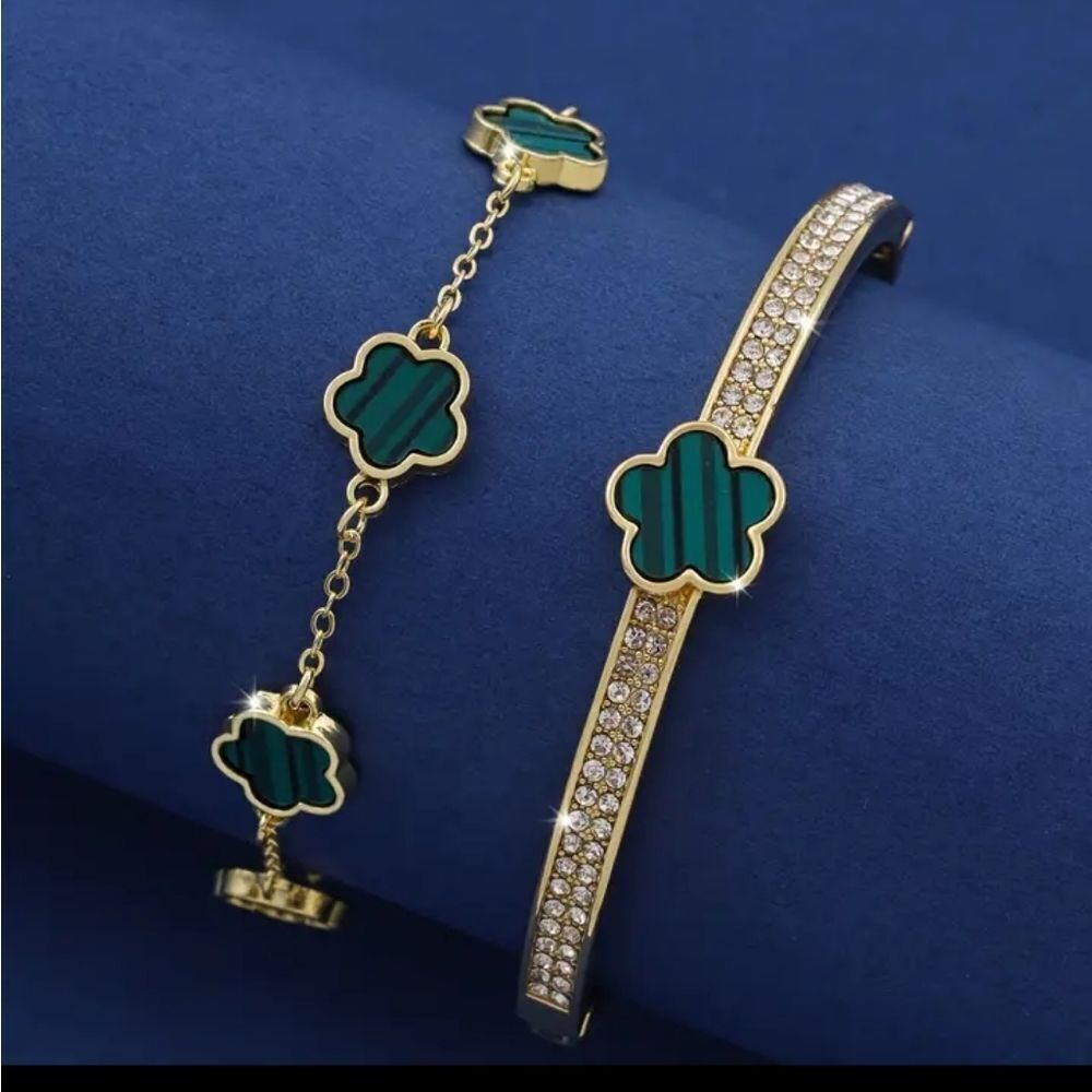 5 Leaf Clover Bracelet & Bangle